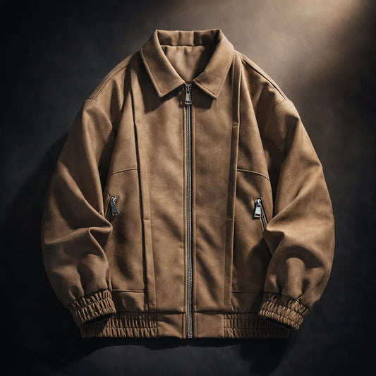 LEO - Vintage Jacke aus Veloursleder